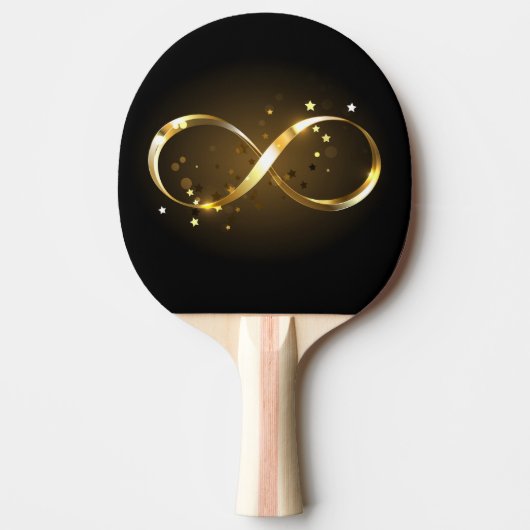 Golden Infinity-symbool Tafeltennisbatje (Voorkant)