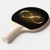 Golden Infinity-symbool Tafeltennisbatje (Voorkant Gekanteld)