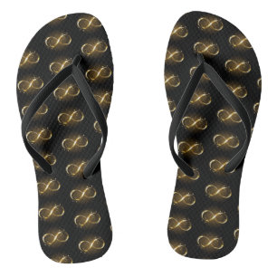 Golden Infinity-symbool Teenslippers