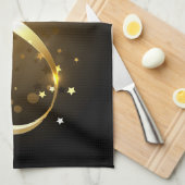 Golden Infinity-symbool Theedoek (Quarter Fold)
