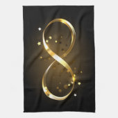 Golden Infinity-symbool Theedoek (Verticaal)