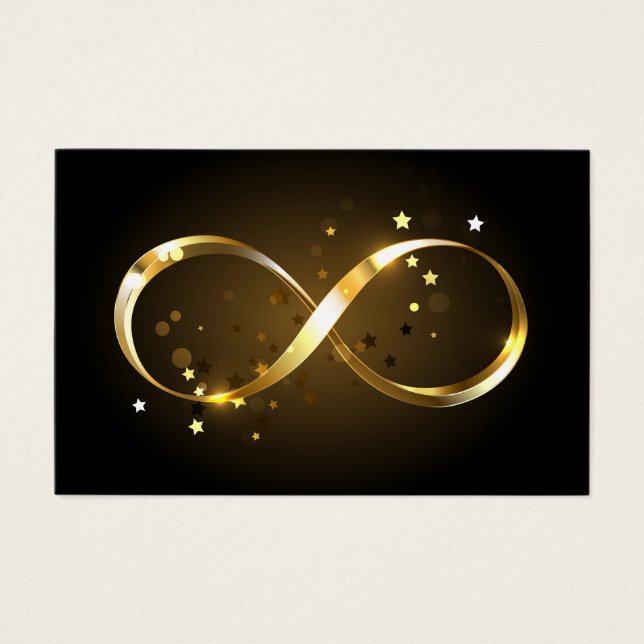 Golden Infinity-symbool Visitekaartje (Voorkant)