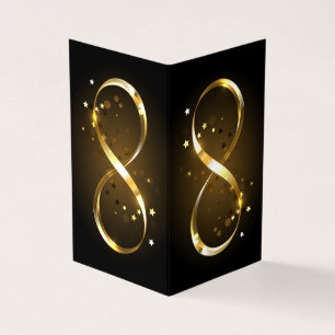 Golden Infinity-symbool Visitekaartje