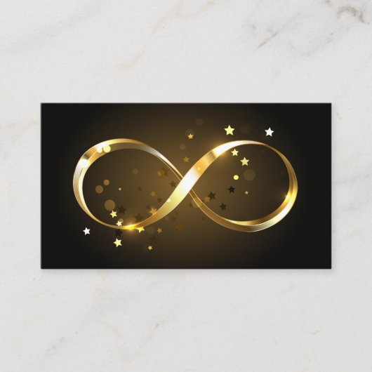 Golden Infinity-symbool Visitekaartje (Voorkant)