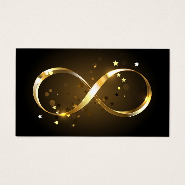 Golden Infinity-symbool Visitekaartje (Voorkant)