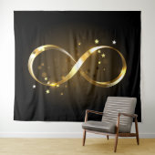 Golden Infinity-symbool Wandkleed (In Situ (horizontaal))