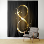 Golden Infinity-symbool Wandkleed (In situ)
