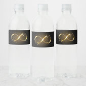 Golden Infinity-symbool Waterfles Etiket (Flessen)
