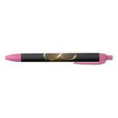 Golden Infinity-symbool Zwarte Inkt Pen (Bodem)
