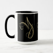 Golden initiaal Y-monogram Mok (Links)