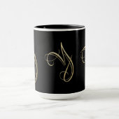 Golden initiaal Y-monogram Mok (Midden)
