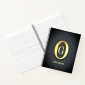 Golden Initialen Notitieboek (Binnen)