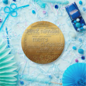 Golden International Kerstmis Navidad Paper Bord (Feest)