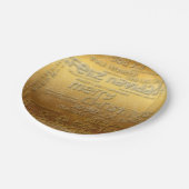 Golden International Kerstmis Navidad Paper Bord (Gekanteld)