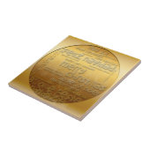 Golden International Kerstmis Navidad Tegel Tegeltje (Zijkant)