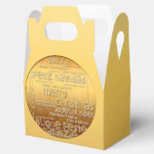 Golden International met kerstcadeautjes Bedankdoosjes (Geopend)