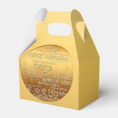 Golden International met kerstcadeautjes Bedankdoosjes (Voorkant Zijde)