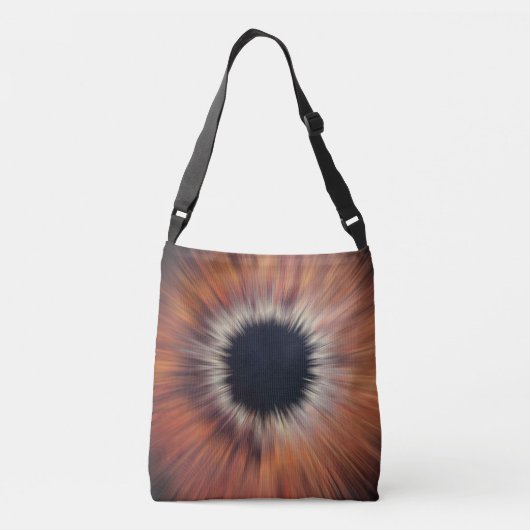 Golden Iris Canvas tas (Achterkant)
