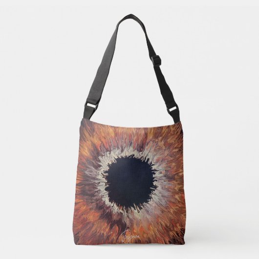 Golden Iris Canvas tas (Voorkant)