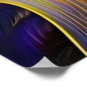 Golden Iris Hosta X AI ART Poster (Hoek)