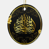 Golden Islam Car Dangle Keramisch Ornament (Links)