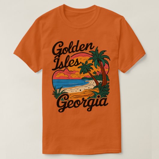 Golden Isles Beach Georgia TShirt 1 (Design voorkant)