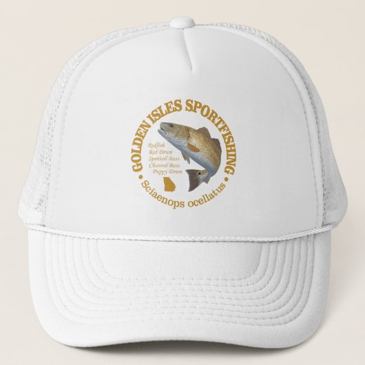 Golden Isles (roodbaars) Trucker Pet (Voorkant)