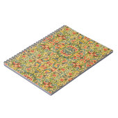 Golden Italiaans Arabesque Pattern Notitieboek (Linkerzijde)