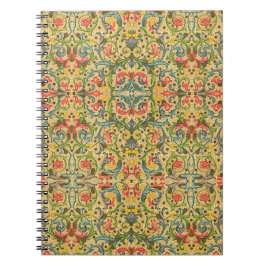 Golden Italiaans Arabesque Pattern Notitieboek