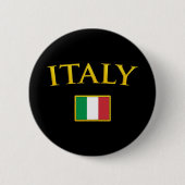 Golden Italië Ronde Button 5,7 Cm (Voorkant)