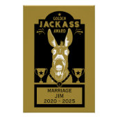 Golden Jackass Award Perfect Poster (Voorkant)