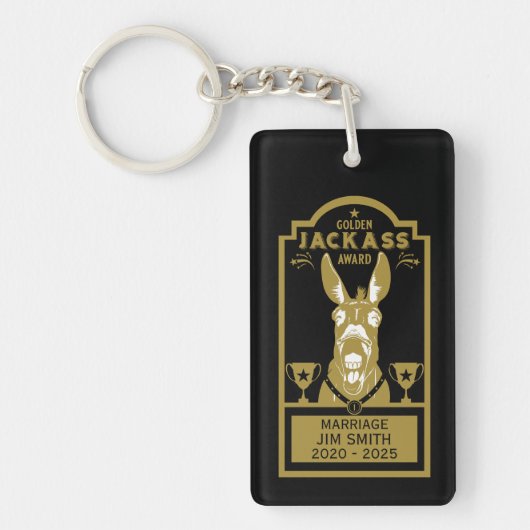 Golden Jackass Award Sleutelhanger (Voorkant)