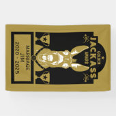 Golden Jackass Award Spandoek (Horizontaal)