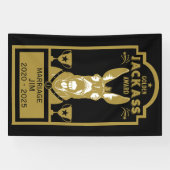 Golden Jackass Award Spandoek (Horizontaal)