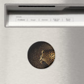 Golden Jaguar Pattern           Magneet (Insitu (Vaatwasser))
