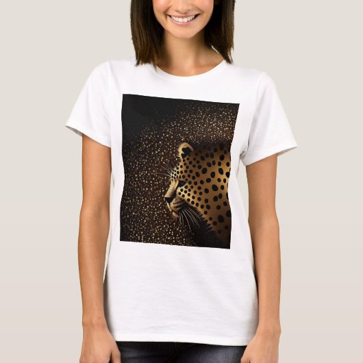 Golden Jaguar Pattern            T-shirt (Voorkant)