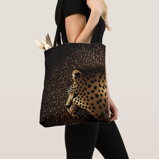 Golden Jaguar Pattern            Tote Bag (Dichtbij)