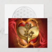 Golden Jaren / Hart door hart Briefkaart (Voorkant / Achterkant)