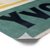 Golden Jazz Age Yvonne Legeay door Gesmar Poster (Hoek)