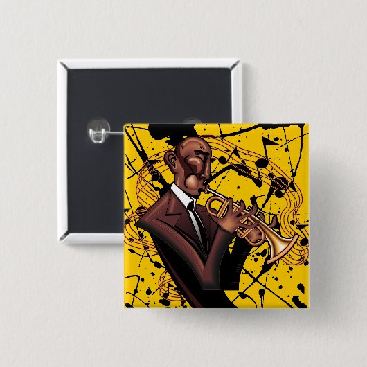 Golden Jazz Sound Button (Voorkant /achterkant)