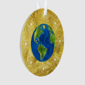 Golden Jesse Tree Wereldbol Ornament (voorkant)