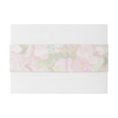 Golden Jeweled Floral Wedding Uitnodigingen Wikkel (Achterkant Voorbeeld)