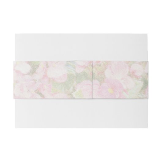 Golden Jeweled Floral Wedding Uitnodigingen Wikkel (Achterkant Voorbeeld)