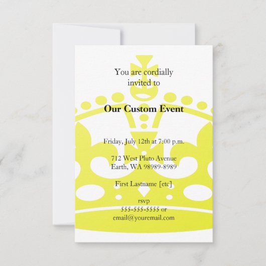 Golden Jubilee Crown Kaart (Voorkant)