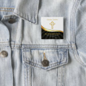 Golden Jubilee of Religious Life, 50 jaar Vierkante Button 5,1 Cm (In situ)