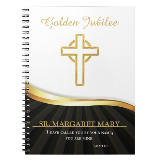 Golden Jubilee Religious Life, 50 jaar Jubileum Notitieboek (Voorkant)