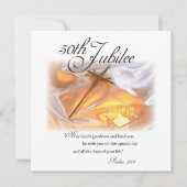 Golden Jubilee Religious Life, Cross Candle Kaart (Voorkant)