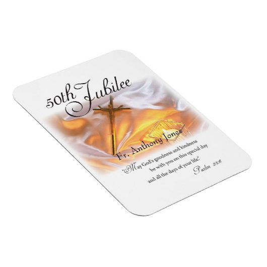 Golden Jubilee Religious Life, Cross Candle Magneet (Rechterzijde)