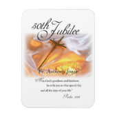 Golden Jubilee Religious Life, Cross Candle Magneet (Verticaal)