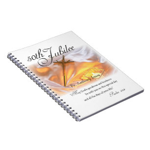 Golden Jubilee Religious Life, Cross Candle Notitieboek